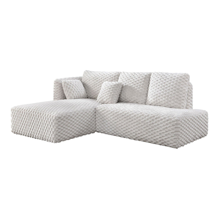 Manya - Sectional Sofa - Ivory