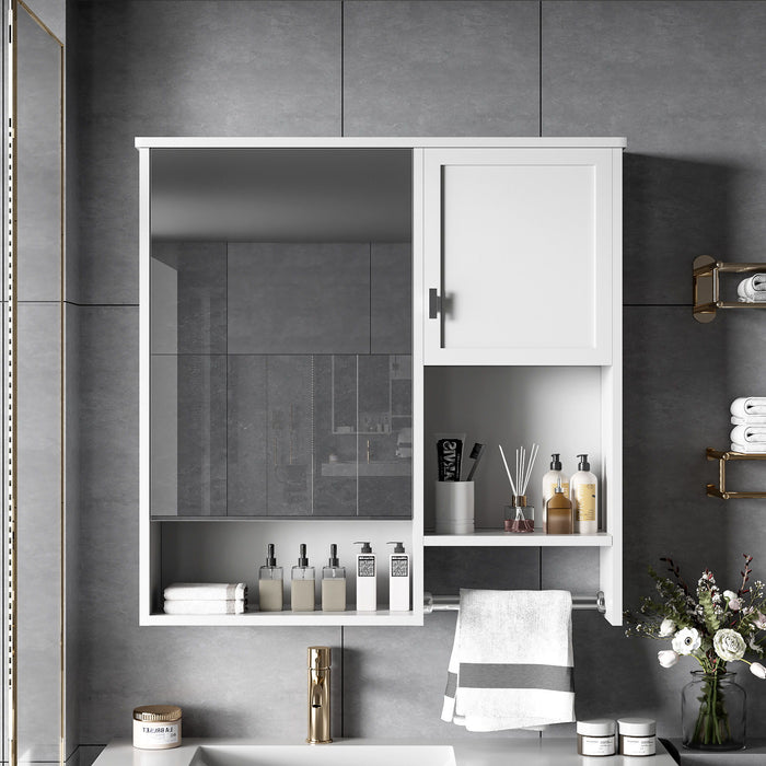 Modern Wall Mounted Bathroom Medicine Cabinet, Bathroom Wall Storage Cabinet With Mirror
