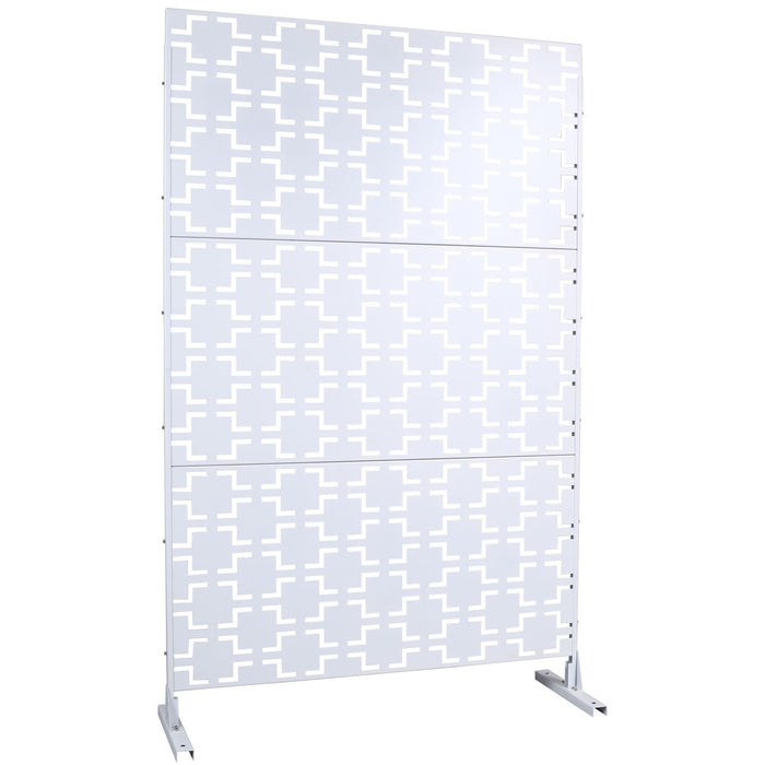 Outdoor & Indoor Metal Privacy Freestanding Decorative Screen