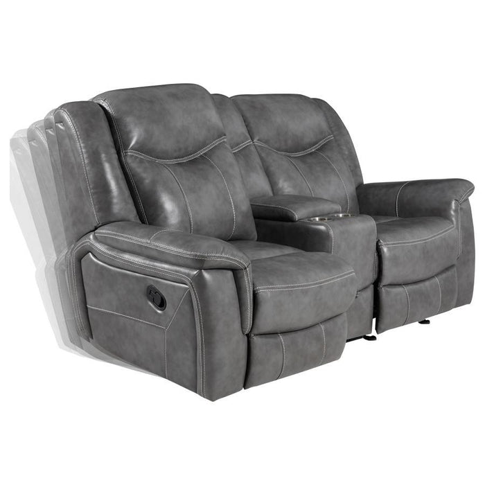 Conrad - Motion Loveseat - Cinza
