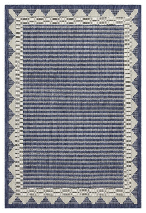 Sunshine - 5'3" X 7'3" Indoor, Outdoor Area Rug - Blue
