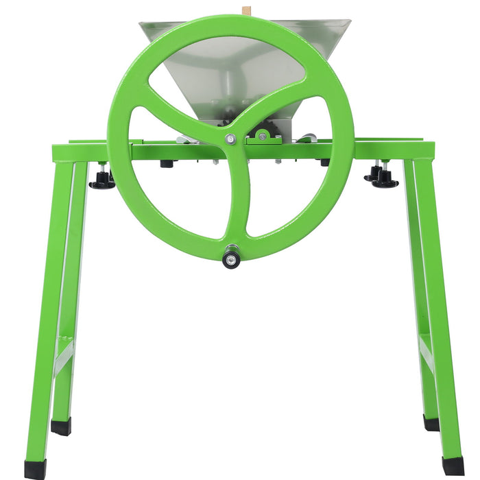 Hydraulic Fruit Wine Press With Apple Crusher, Water-Powered Cider Wine Press - Green