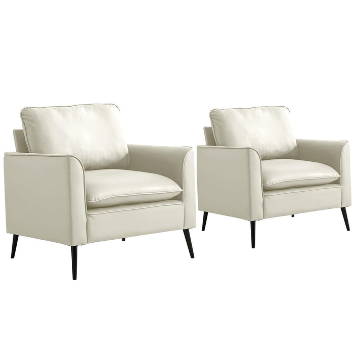 Nordic Retro Light Luxury Upholstered Sofa Chair