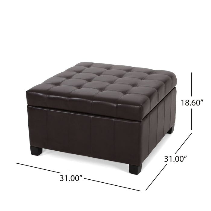 Isabella - Contemporary Ottoman With Storage