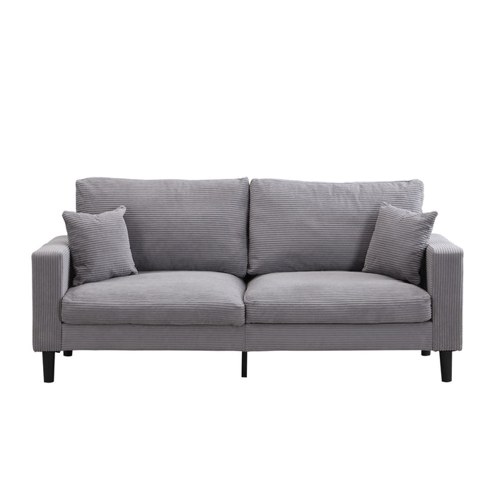 Modern Upholstered Resilience Three Seater Sofa