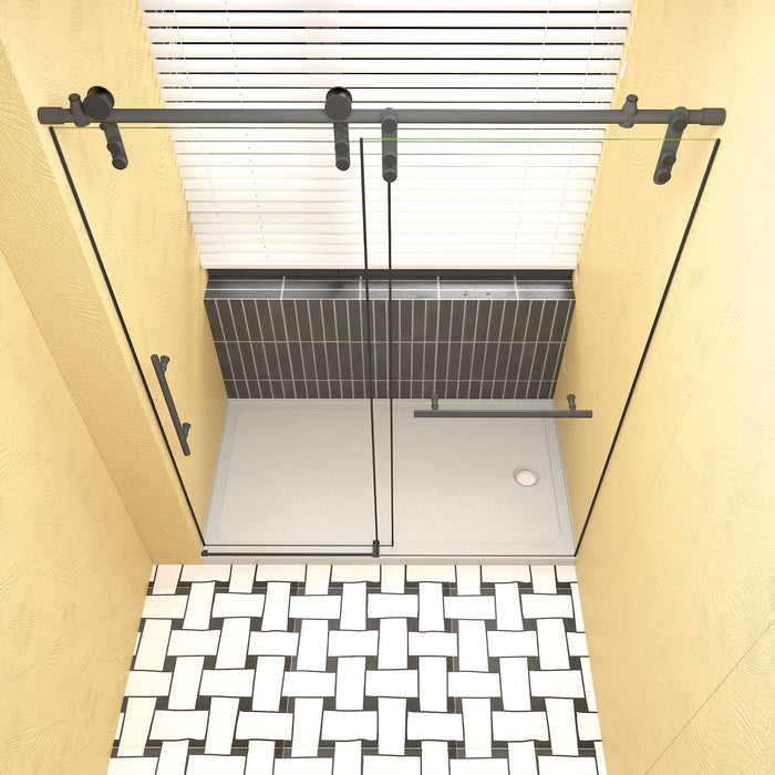 Shower Base Drain With Single Threshold Design