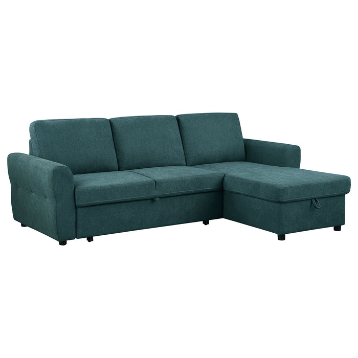 Kenna- Sleeper Sectional Sofa With Storage Ottoman