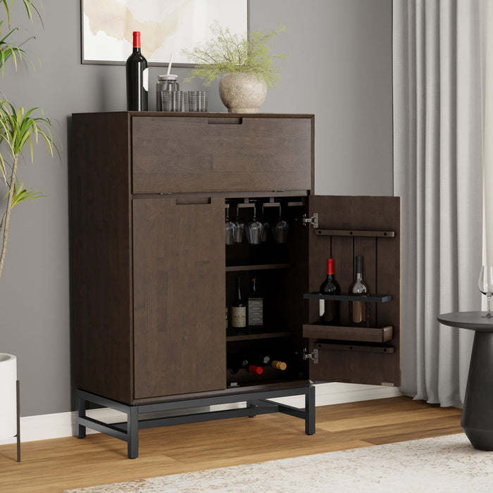 Banting - Bar Cabinet - Walnut Brown
