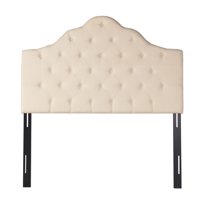 Mardi - Fabric Queen / Full Headboard - Beige