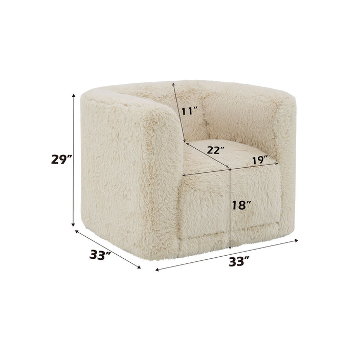 Upendo - Chair With Swivel - Sand