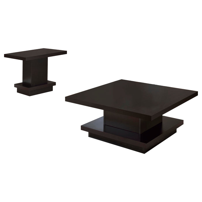 Square Coffee And End Table Set