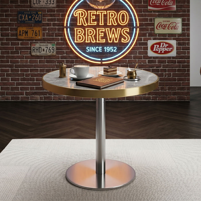 Elegant Modern Round Bistro Table