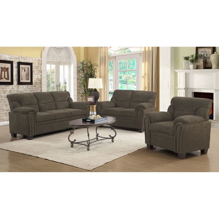 Jallieu - 3 Piece Living Room Set - Brown