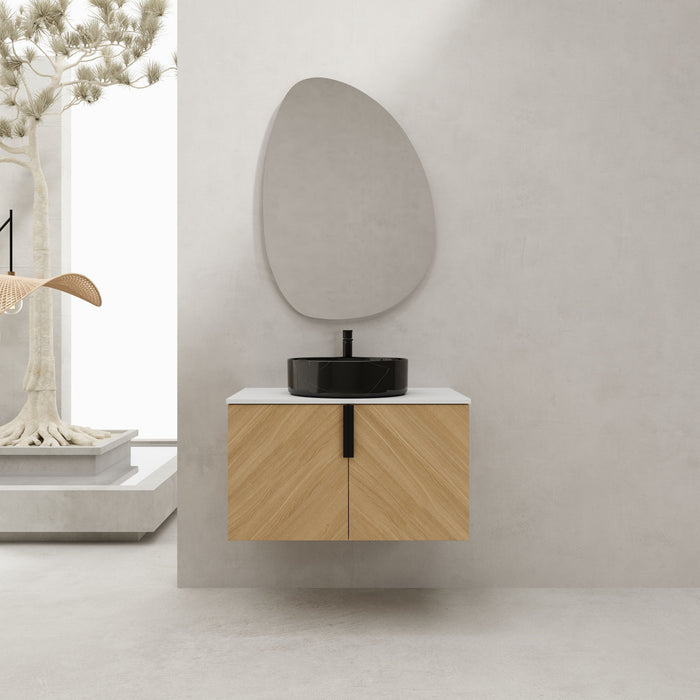 Wall Mounted Bathroom Vanity & Art Sink