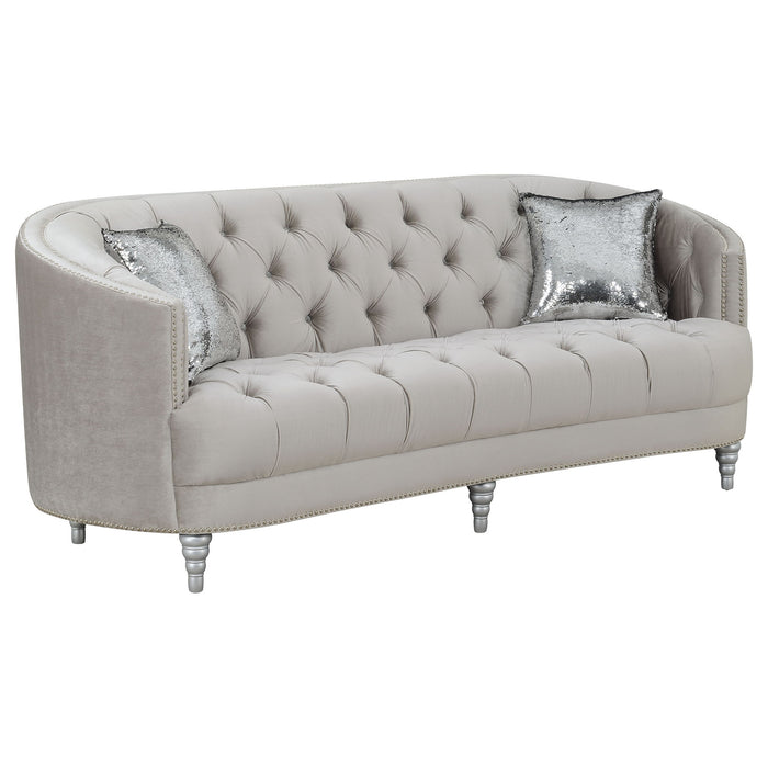 Dolby - Sofa With Tufted Living Room Sofa - Gray