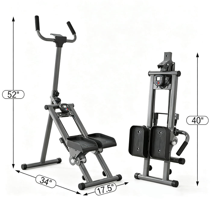 Stair Stepper Machine, Vertical Climber Exercise Equipment With LSD Display