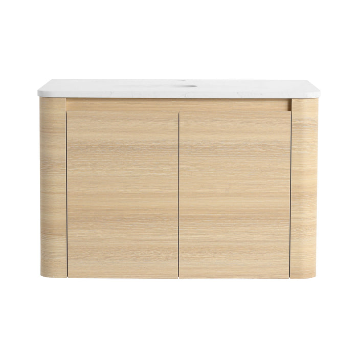 Wall Mounted Bathroom Vanity With Soft Close Door, Excluding Sink