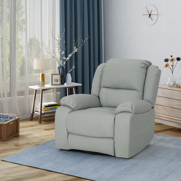 Stylish Wide Manual Swivel Standard Recliner