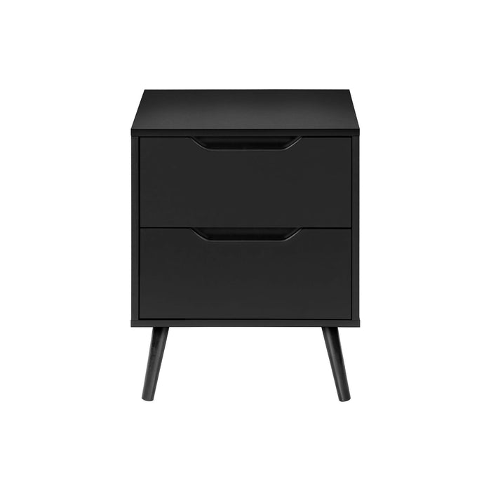 Modern Accent Table With Storage Drawers