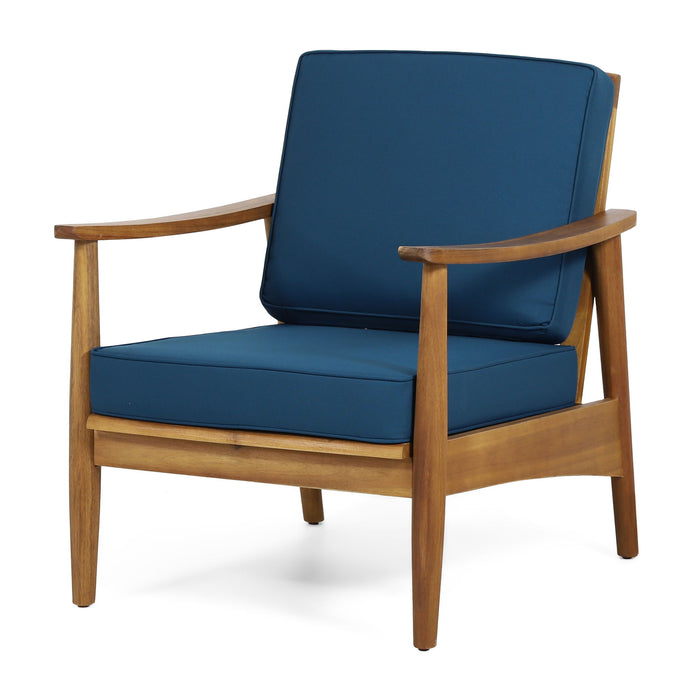 Emmry - Outdoor Acacia Wood Club Chair