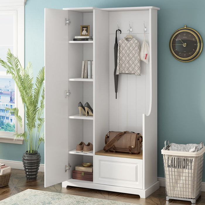Hall Tree With Flip Up Bench