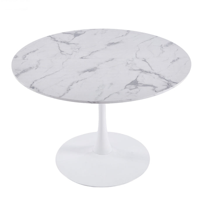 Round Tulip Table, Pedestal Design