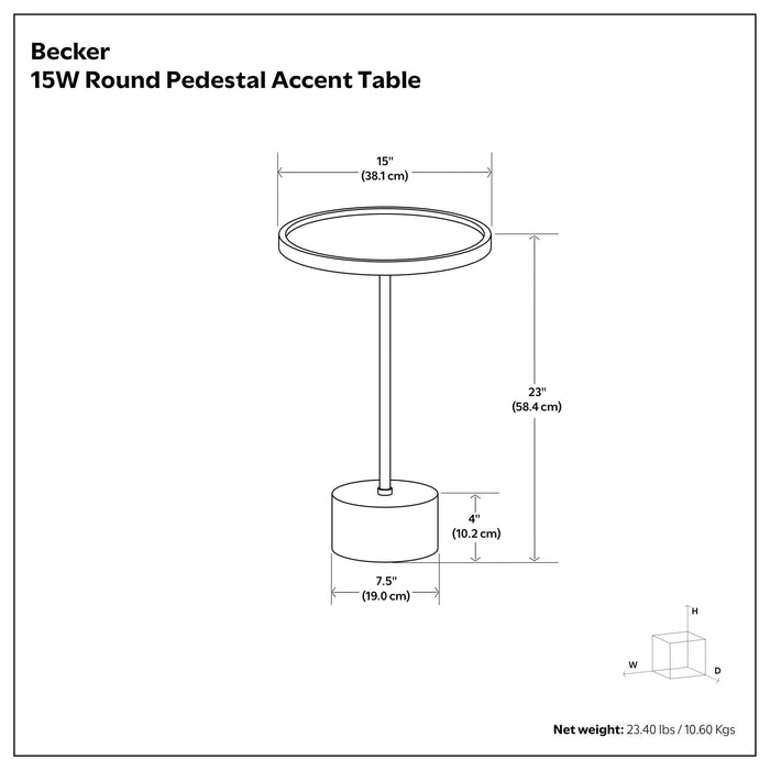 Becker - Side Table - Natural