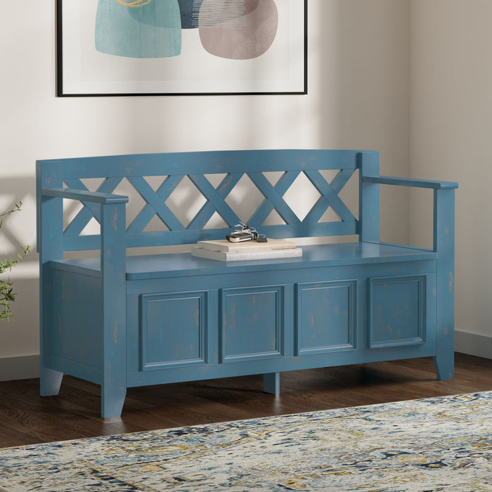 Amherst - Handcrafted Entryway Storage Bench