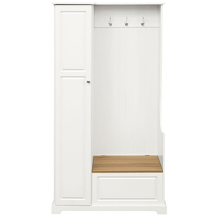 Hall Tree With Flip Up Bench