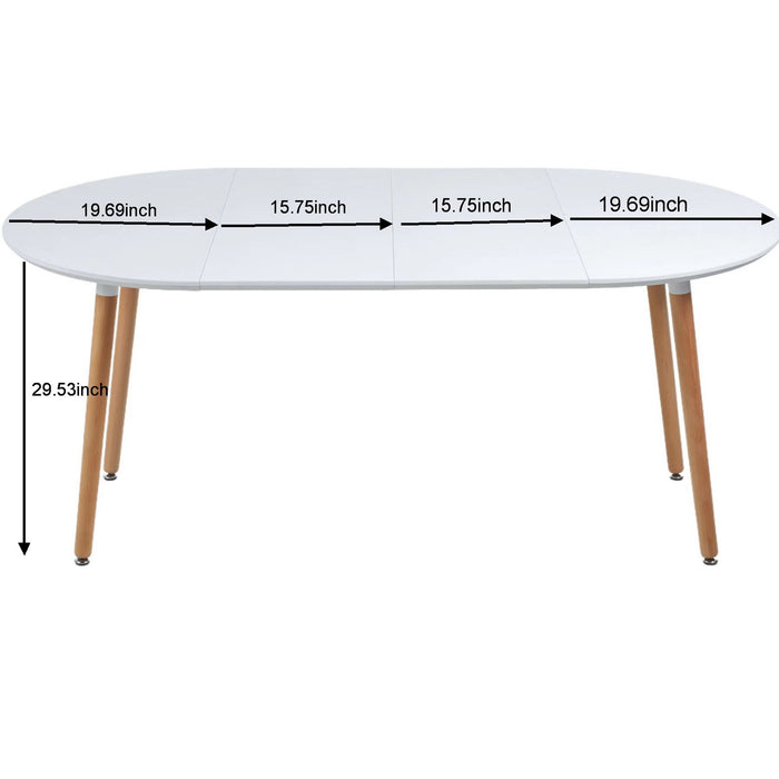 Extensible Table, Dining Table, Office Table, Coffee Table Metal Leg