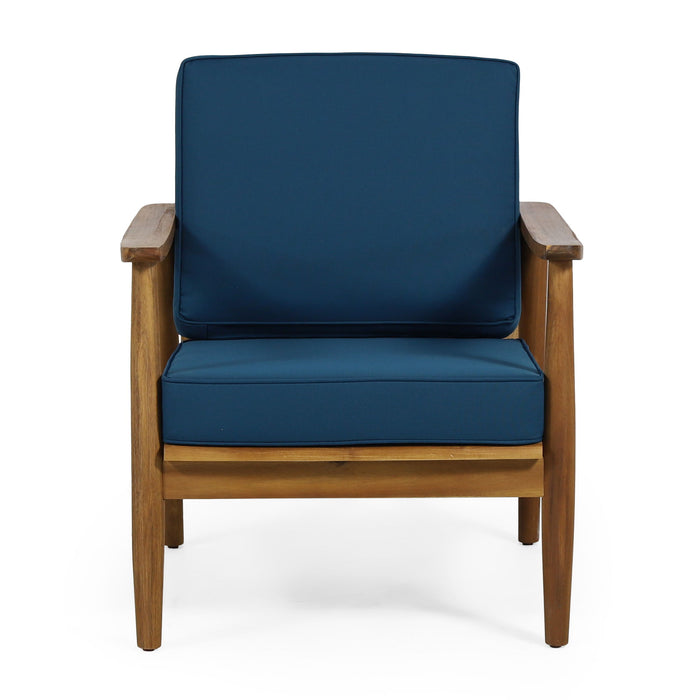 Emmry - Outdoor Acacia Wood Club Chair