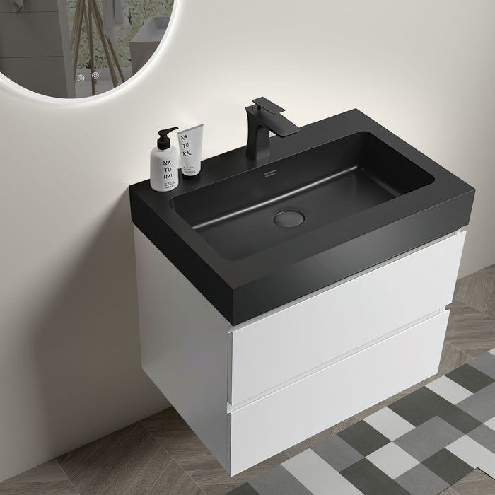 Alice - Bathroom Vanity With Large Storage, Sink, Wall Mounted