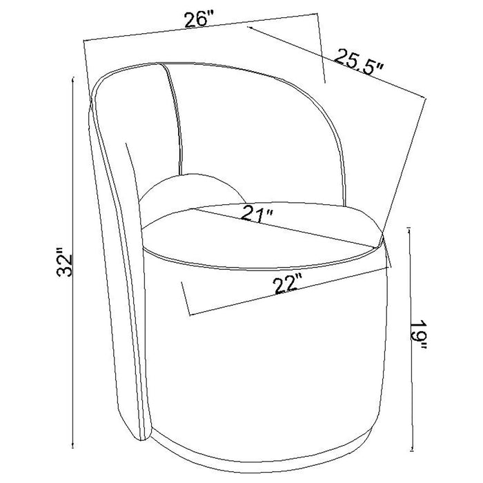Quinto - Swivel Accent Chair