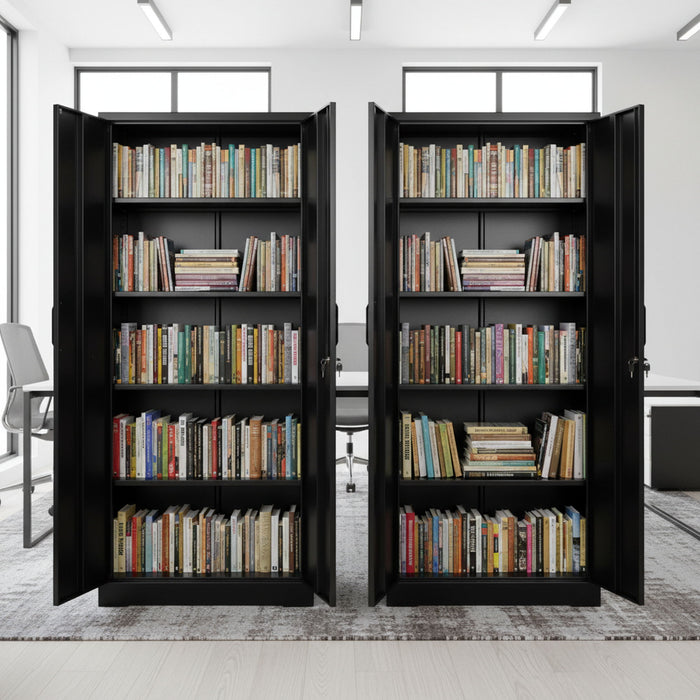 Ironclad - Storage Cabinet With Locking Doors And 4 Adjustable Shelves