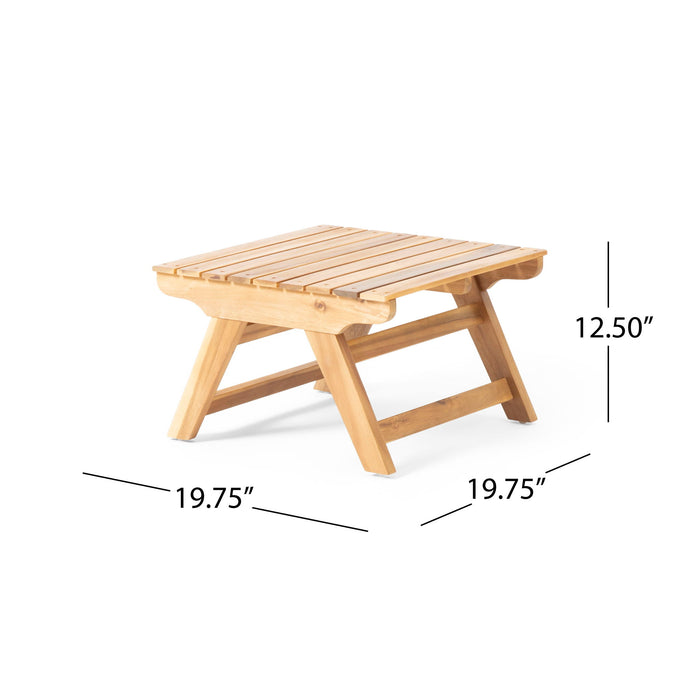 Sedona - Outdoor Side Table With Open Slat Design
