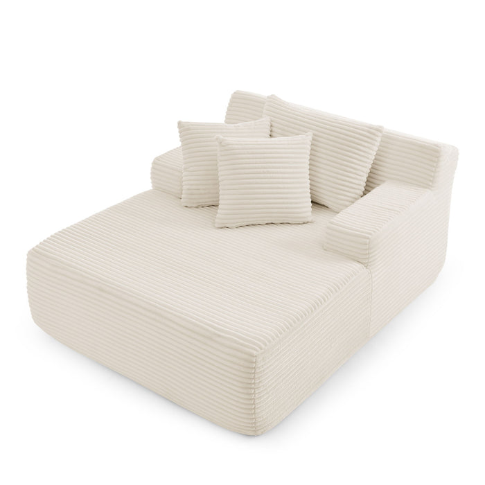 Modern Single Lazy Sofa Lounge Chair With High Density Foam