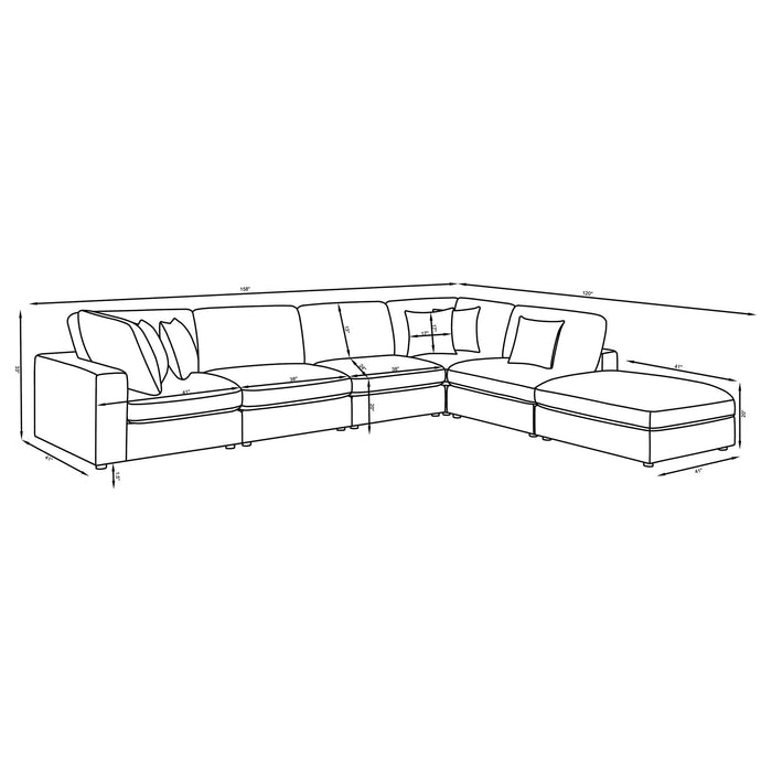 Rhette - Upholstered Sectional