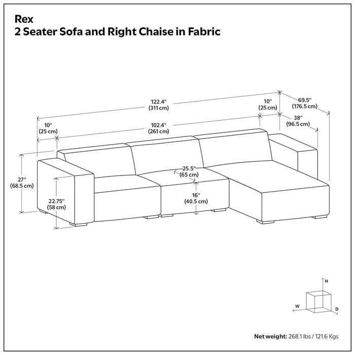 Rex - Handcrafted Sectional Sofa