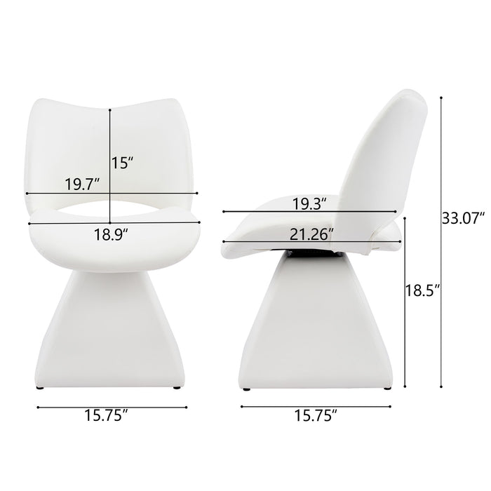 Modern Swivel Dining Chair With High Back