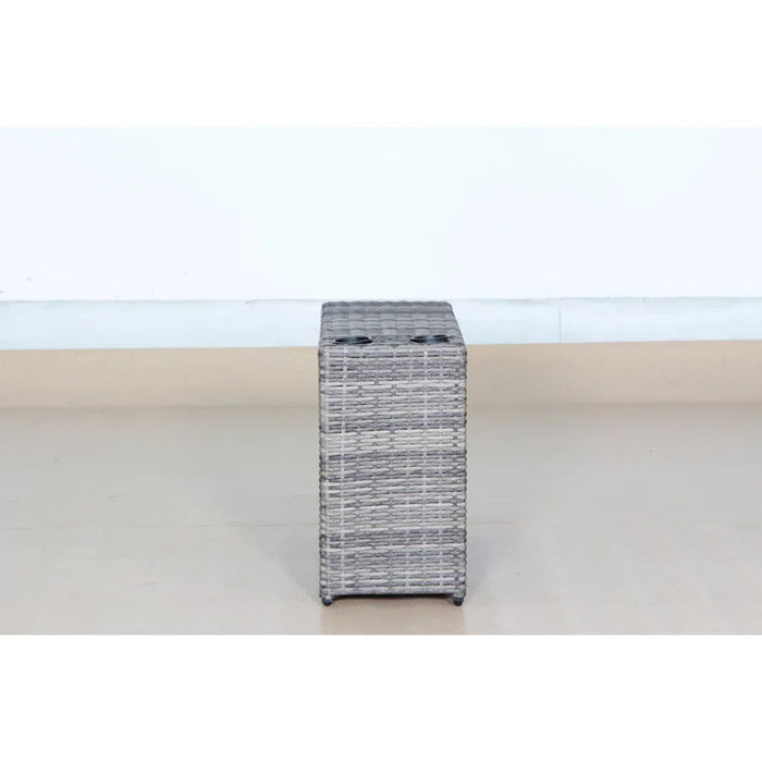 Shick Outdoor Side Table - Gray Mix
