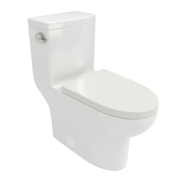 Toilet With Soft Close Seat - White