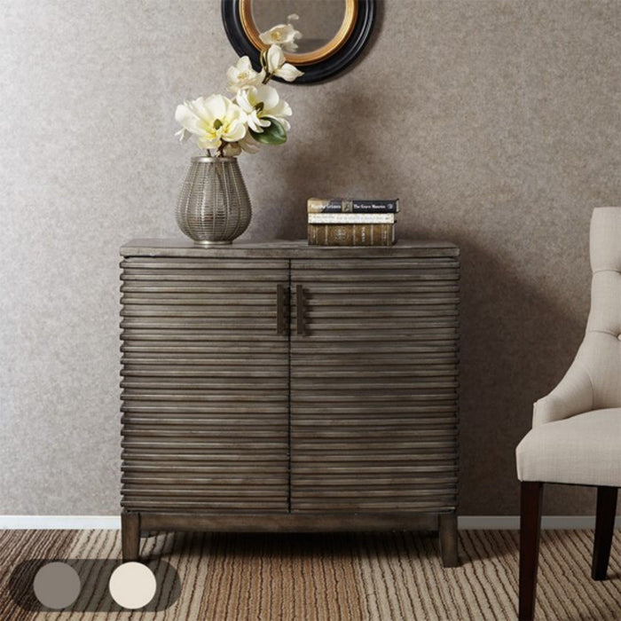 Fancy Design Chest With Ample Storage - Gray