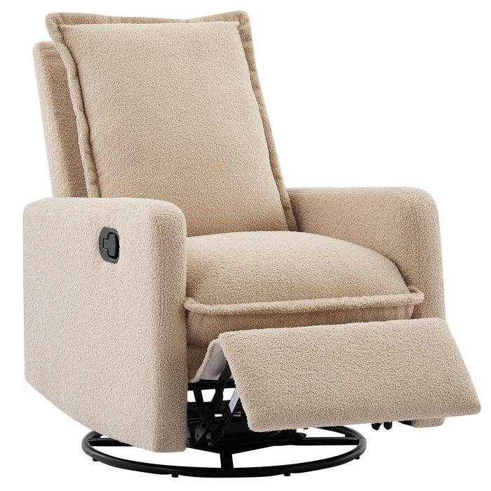 Swivel Rocker Glider Recliner, Rocking Chair Nursery For Living Room