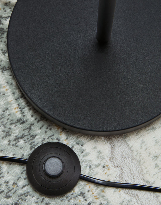 Abanson - Metal Floor Lamp - Black