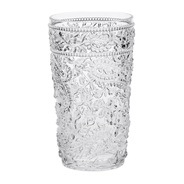 Paisley Style Acrylic Hi Ball Glasses (Set of 4)