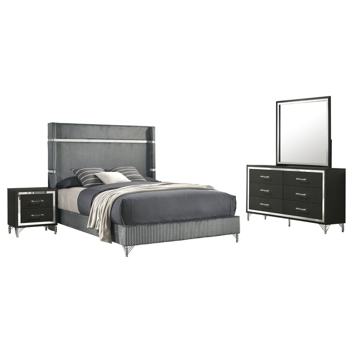 Malcolm - Bedroom Set With Wingback Design