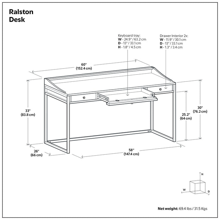 Ralston - Handcrafted Desk