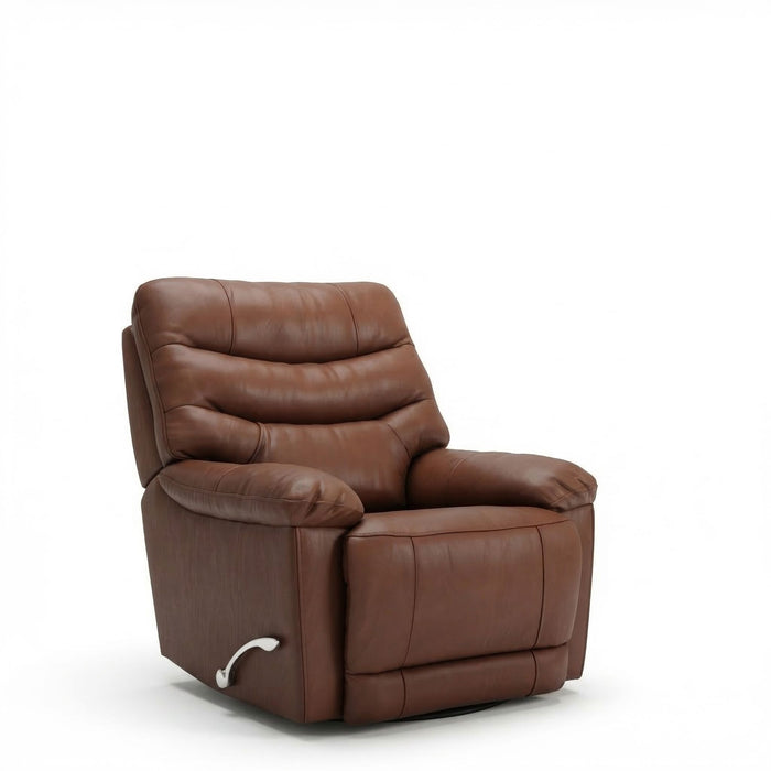 Oslo Antelope - Swivel Glider Recliner With Manual Footrest