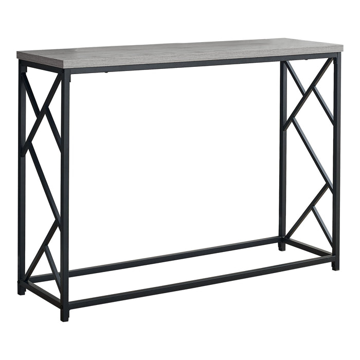 Frame Console Table - Gray And Black