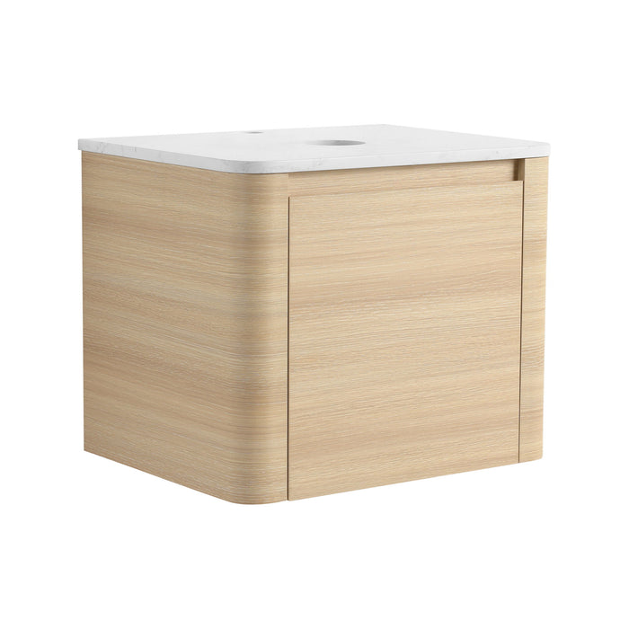 Wall Mounted Bathroom Vanity With Soft Close Door, Excluding Sink